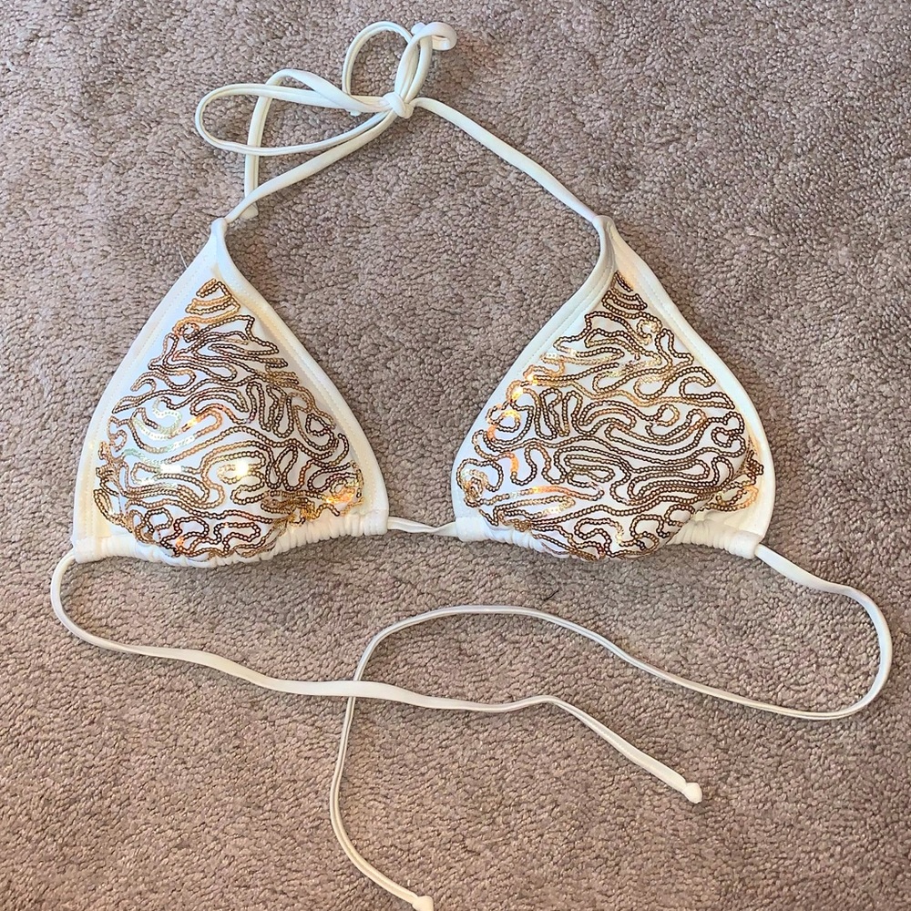Xhilaration Sparkly Bathing Suit Top Size Medium